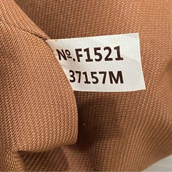 Coach Logo 2Way Carmel Leather Handbag Dual Handle Magnetic Closure - Picture 4 of 17